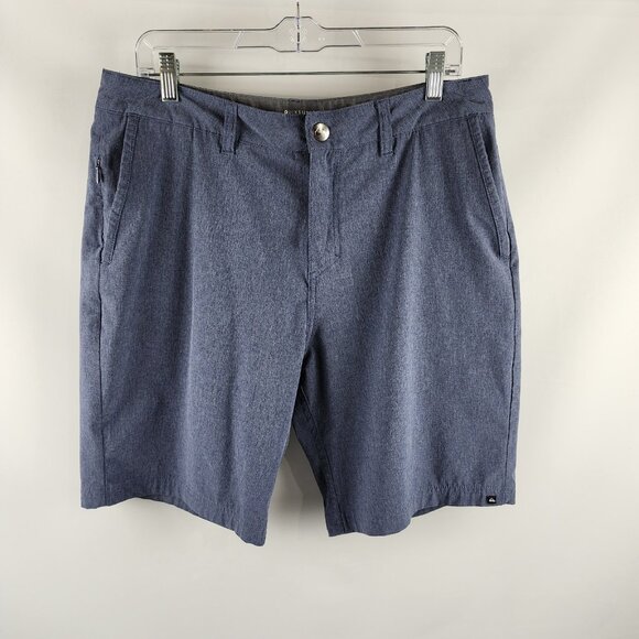 Quiksilver Shorts Men (33x8.5) Blue Amphibian Short - Picture 1 of 8